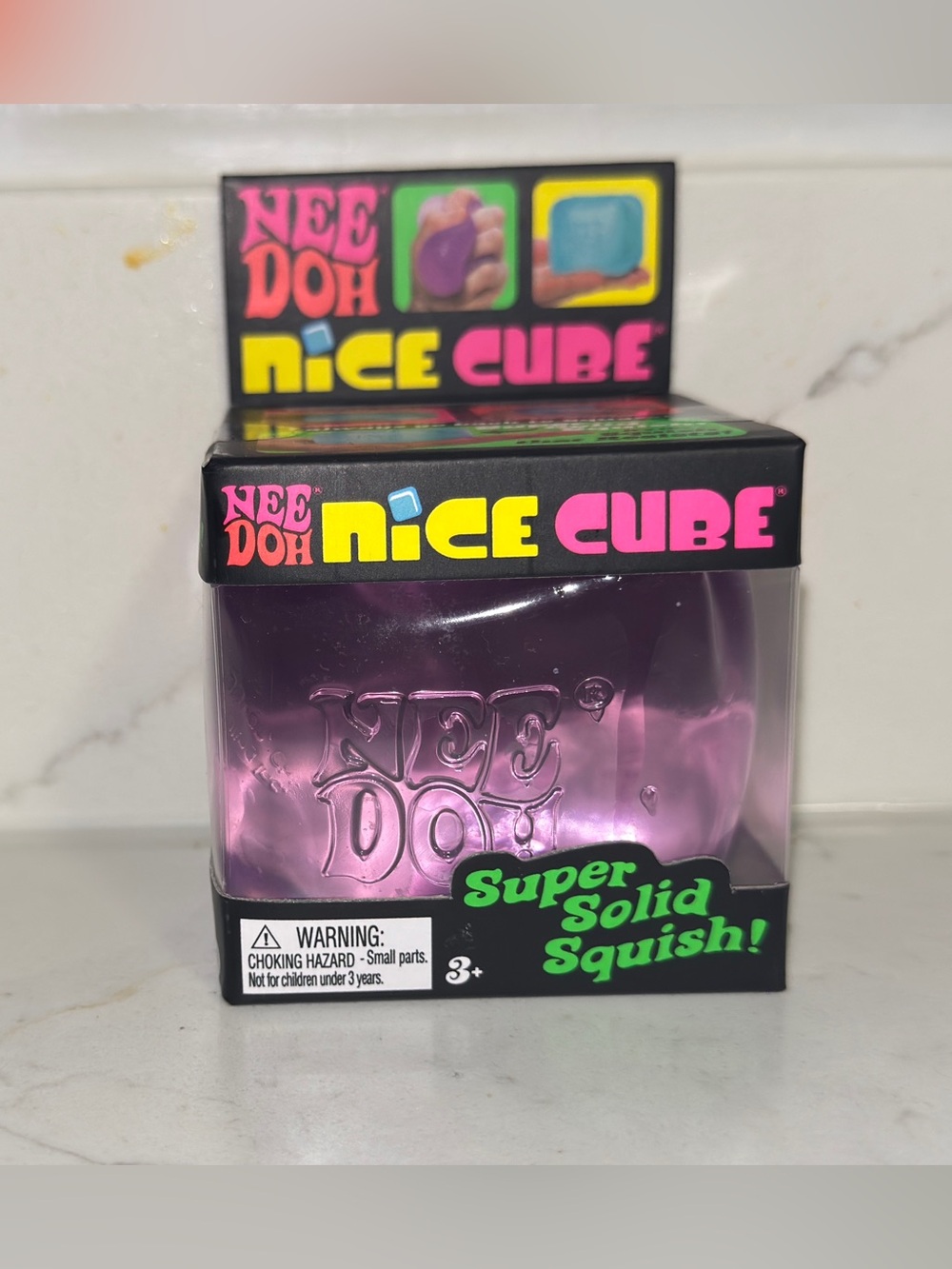 Nice Cube! Black Squishy Stress Toy -